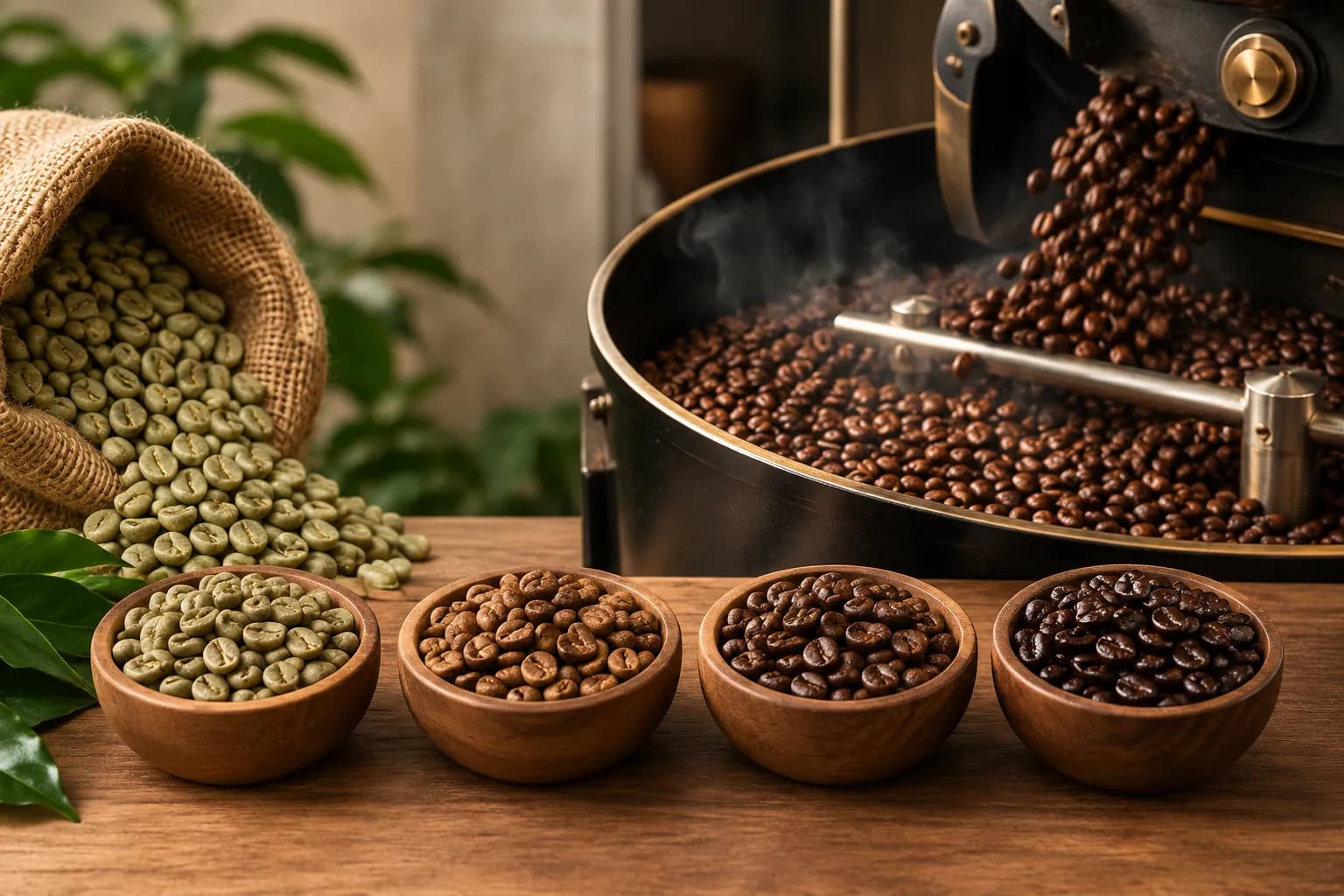 Coffee Roasting Process Explained: From Green Beans to Roasted Coffee