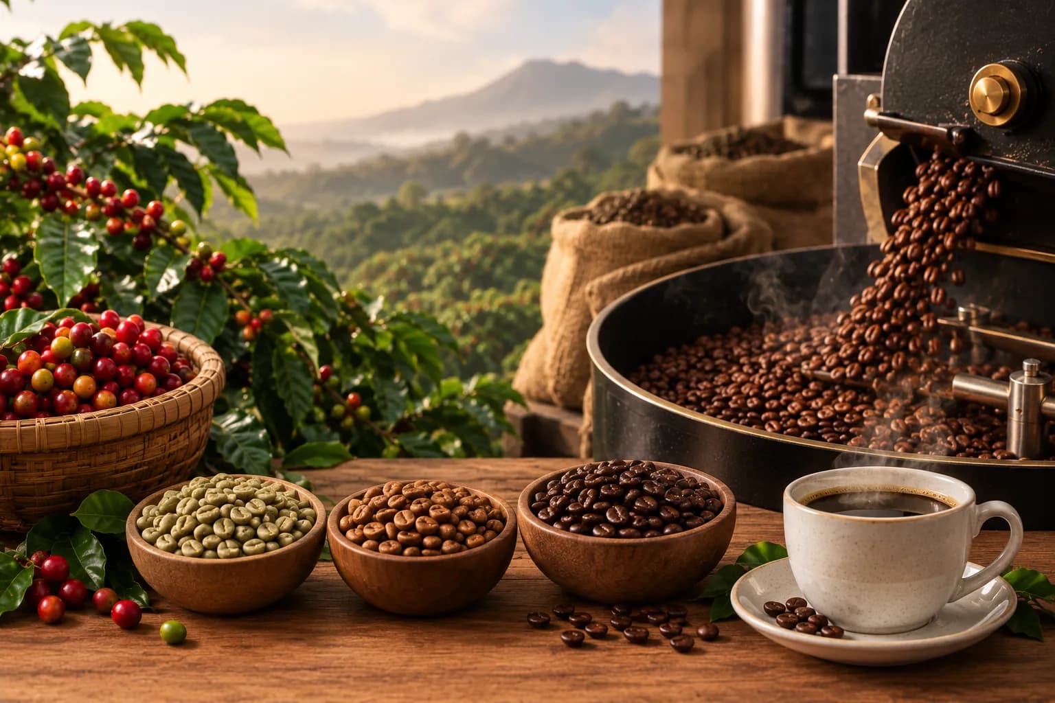 Coffee Bean Sourcing from Farm to Cup: How Al-Yemeni Cafe Selects Its Premium Beans